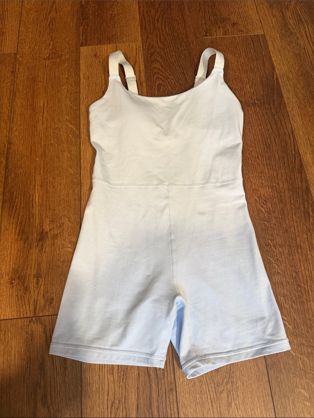 aerie Light Blue Ribbed Romper Jumpsuit